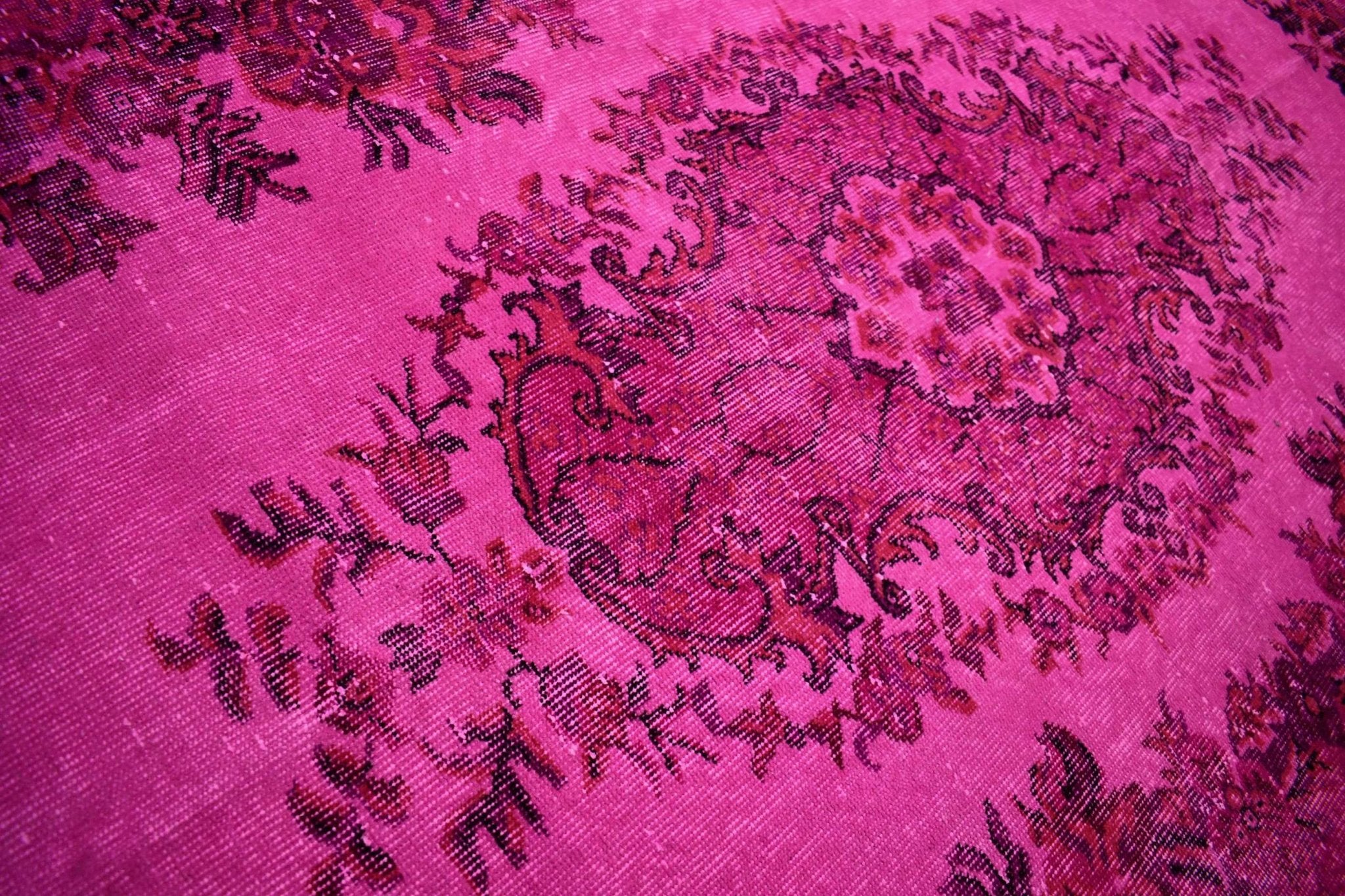 Add a spark of magic to your interior with a handmade pink rug