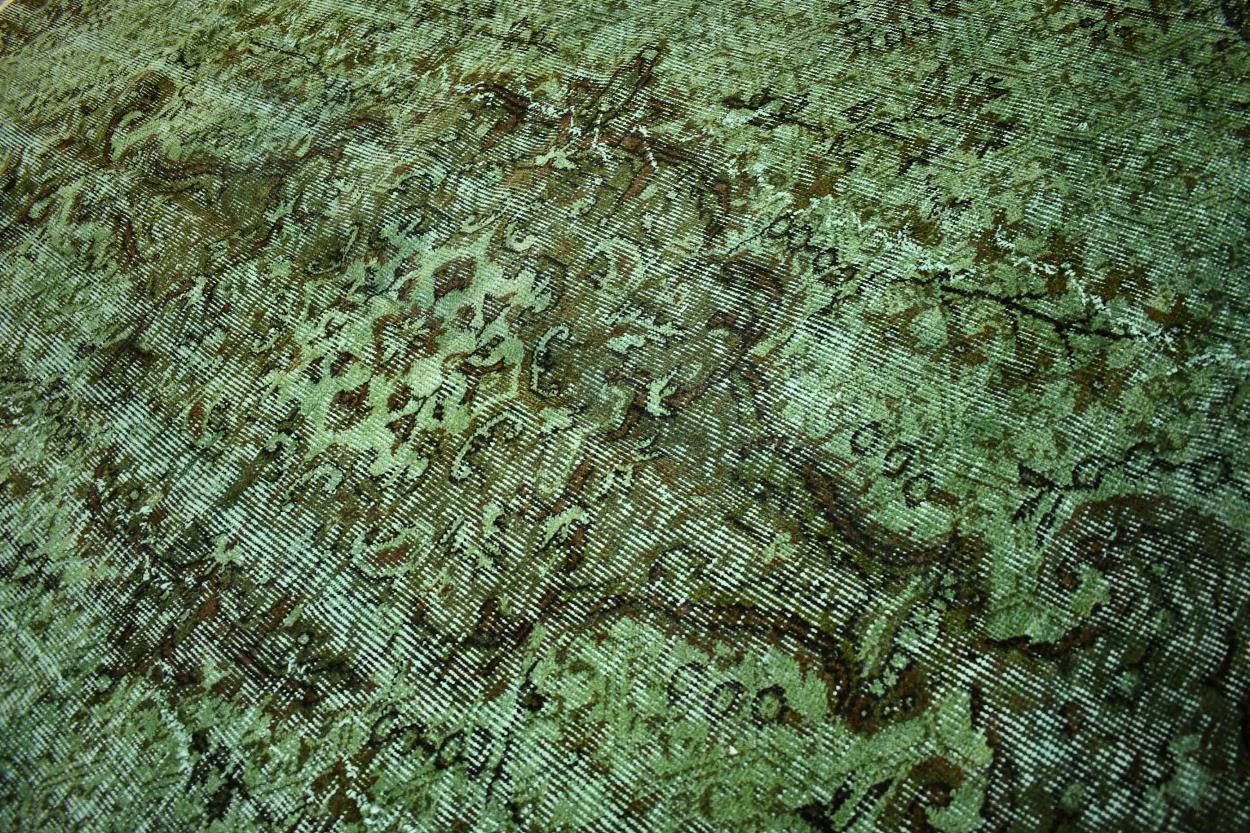 Vintage vloerkleed groen - Lavinta