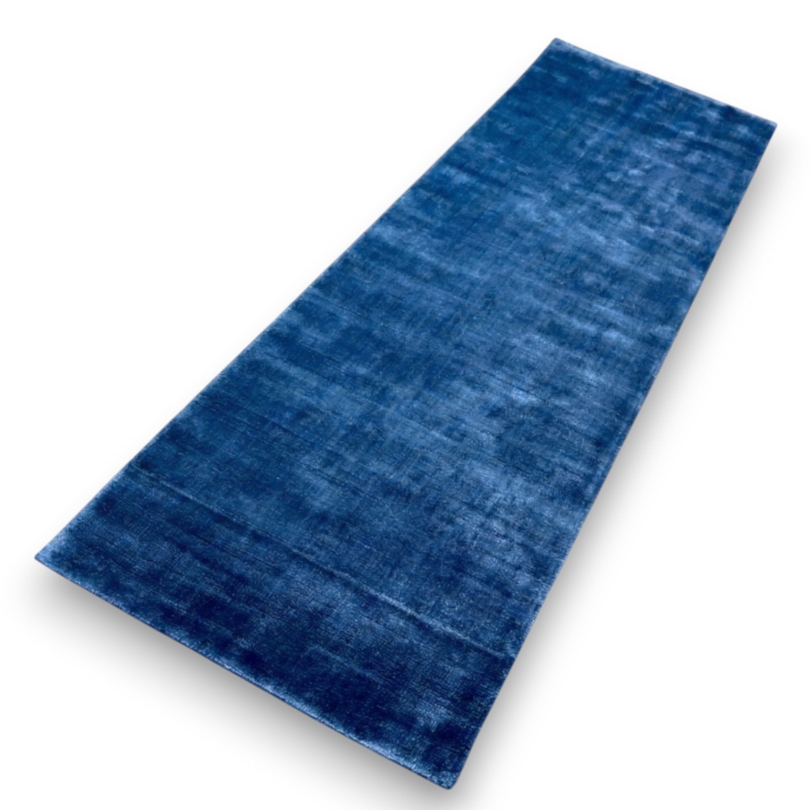 Luxe effen blauwe loper - G350