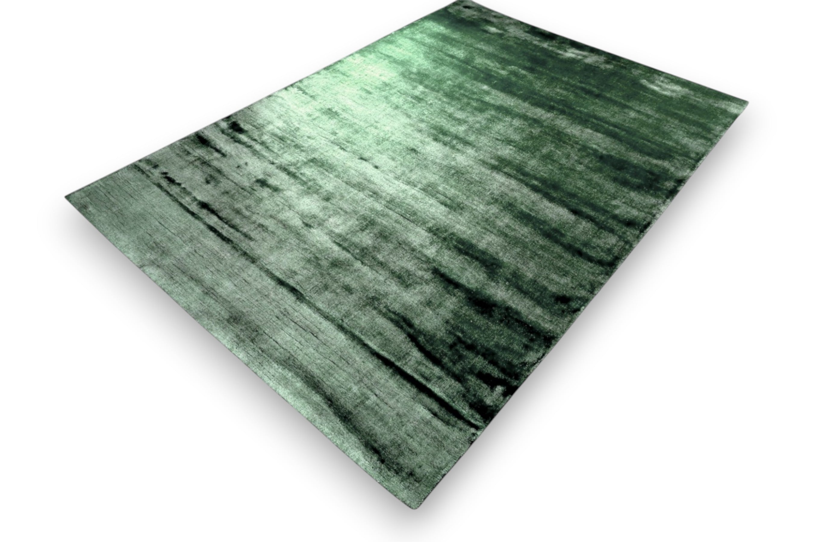 Luxe groen vloerkleed - G329