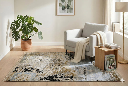 Modern abstract vloerkleed - C161