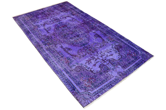 Purple vintage rug - D914