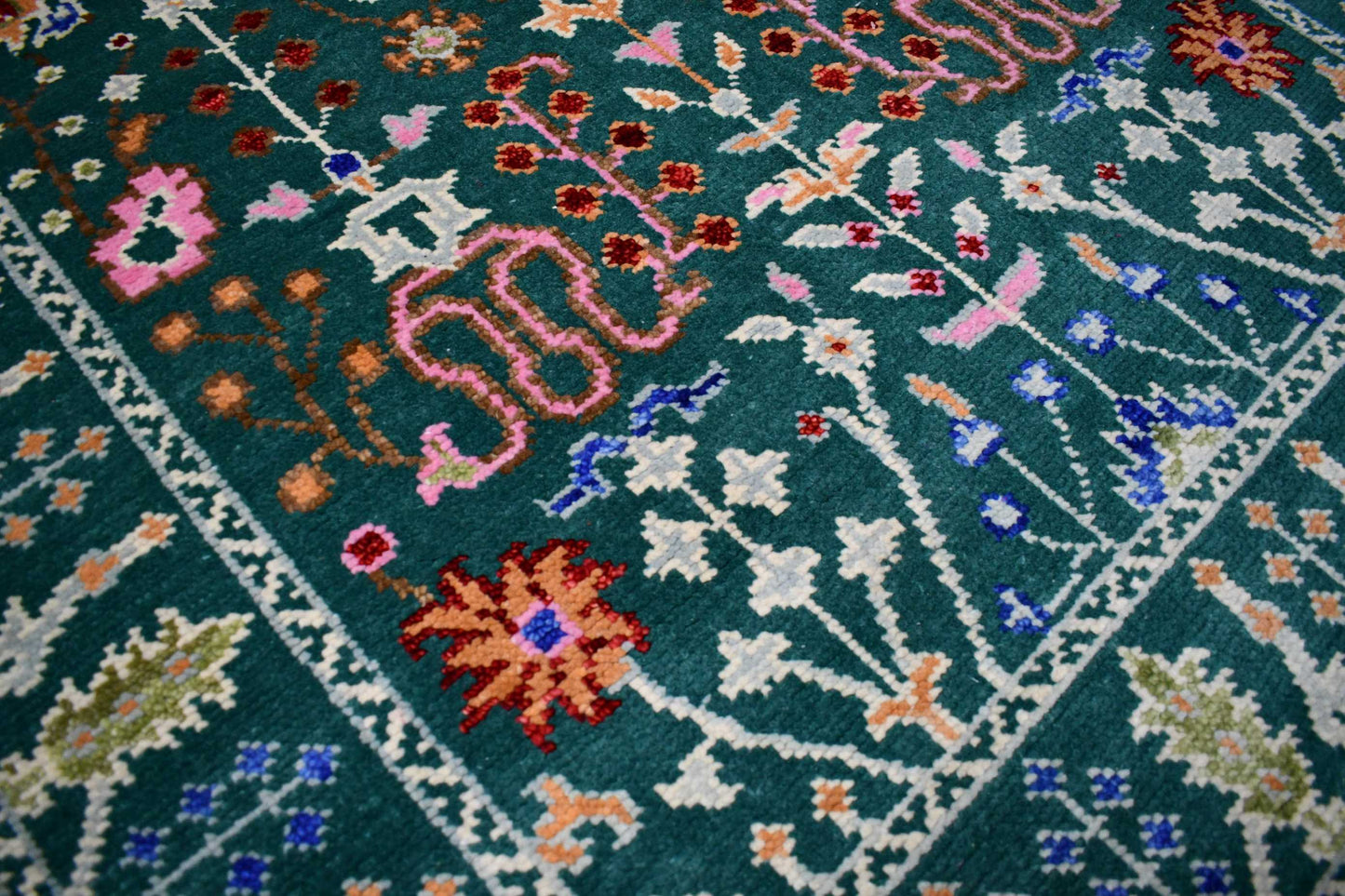 Green Azeri rug - D967