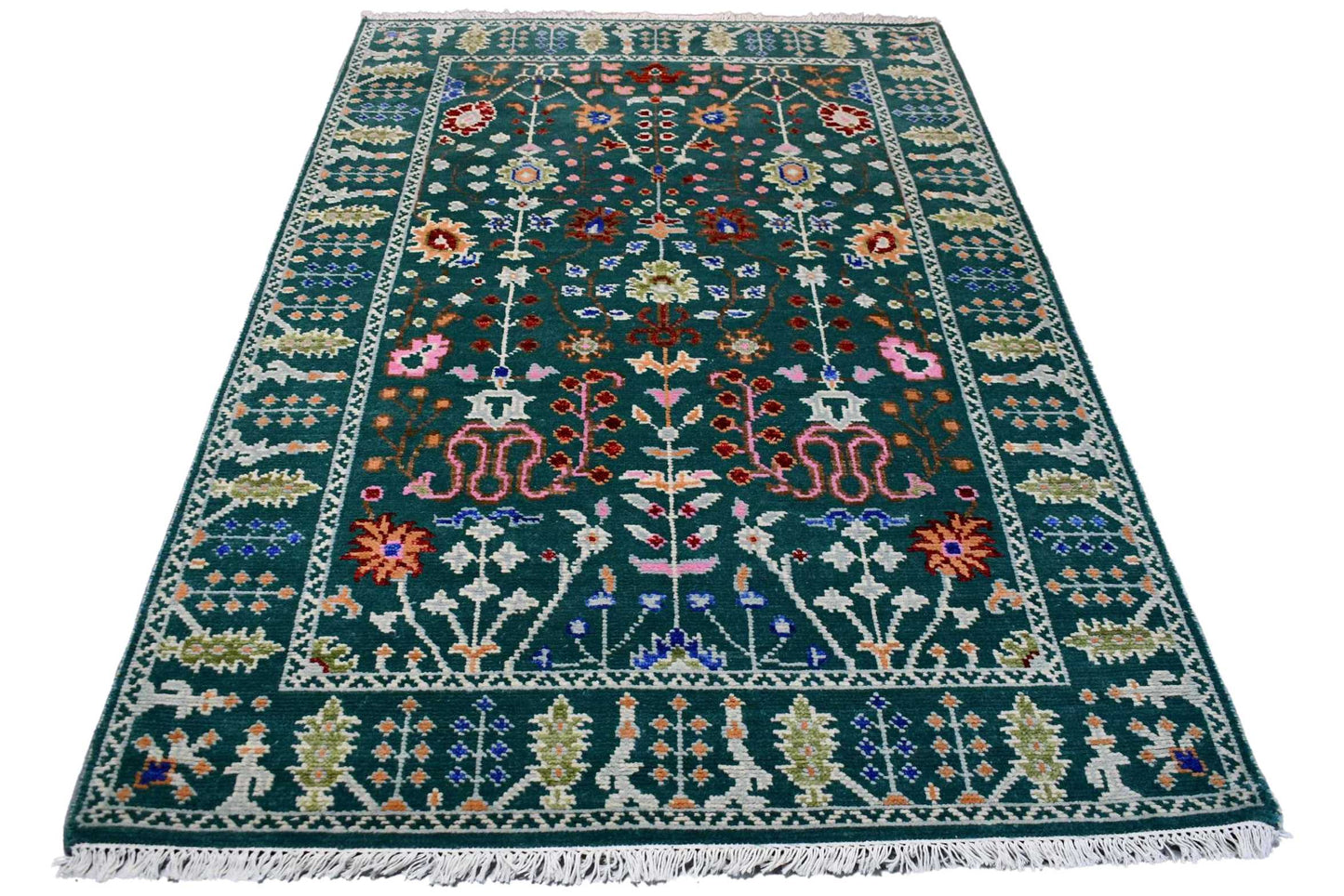 Green Azeri rug - D967