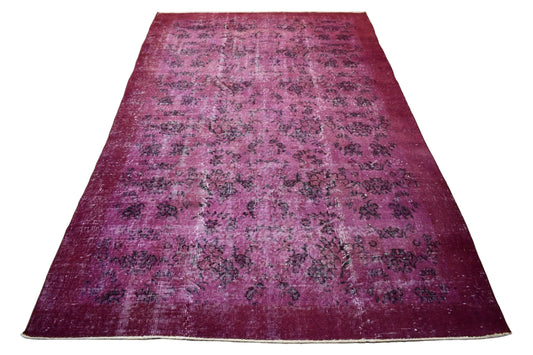 Purple vintage rug - E134