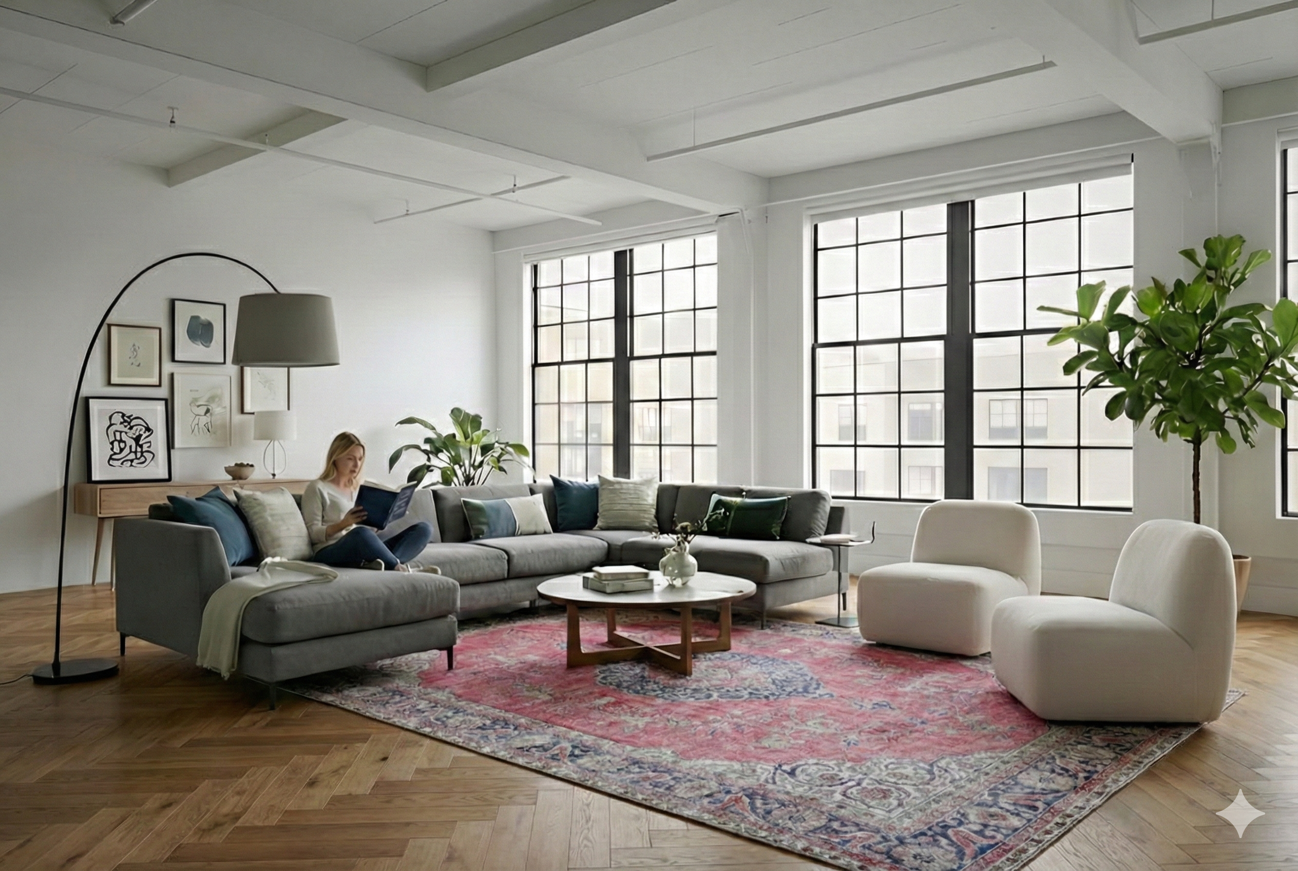 Klassiek vintage vloerkleed - G288