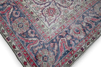 Impressive old pink vintage rug - G288