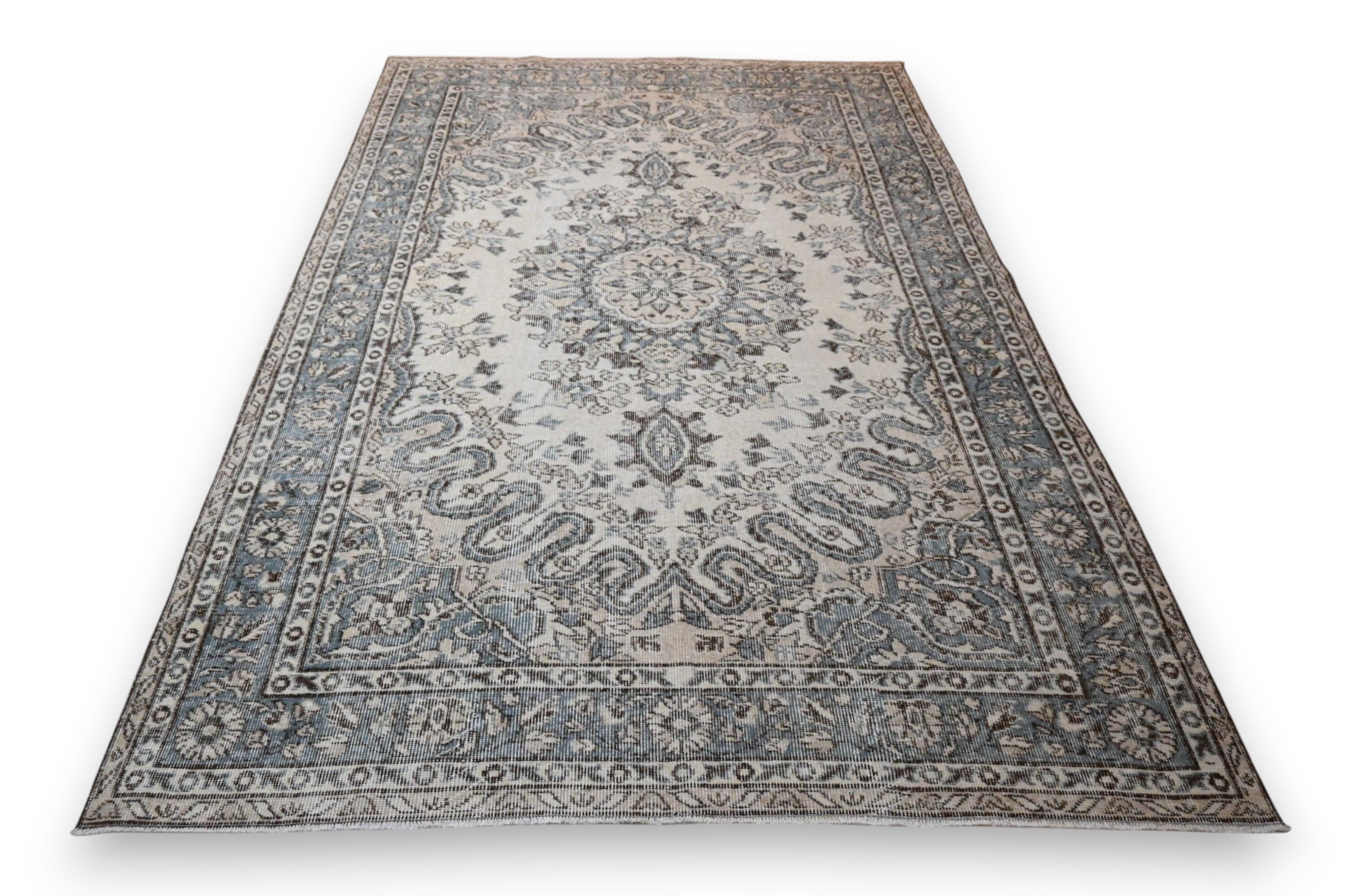 Licht vintage vloerkleed - G297