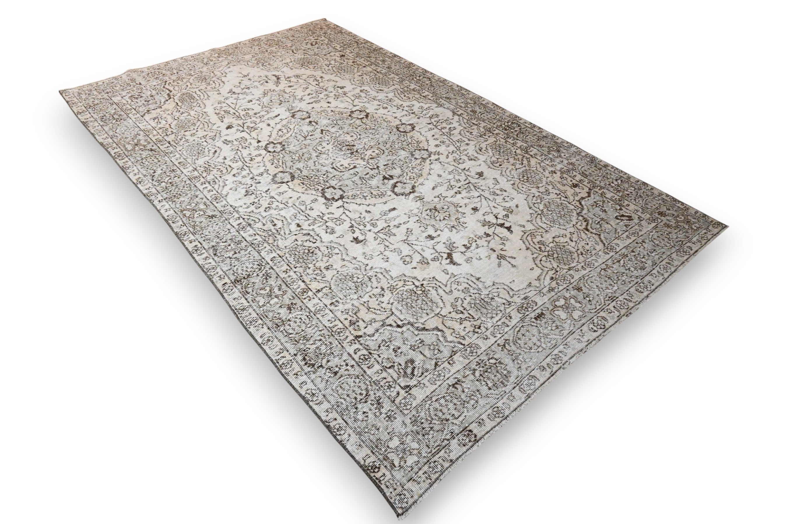 Beige vintage vloerkleed - G298