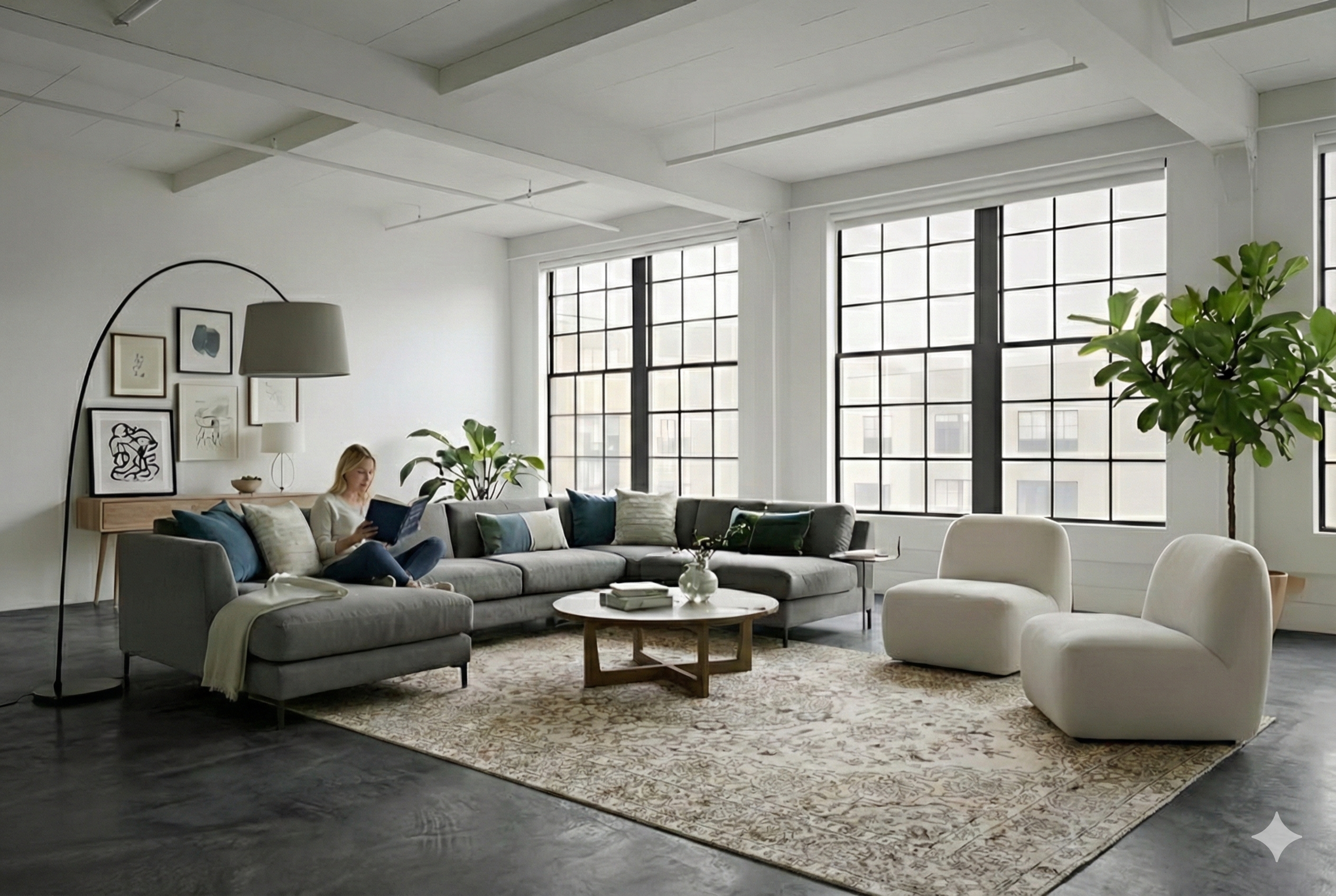 Beige vintage vloerkleed - G298