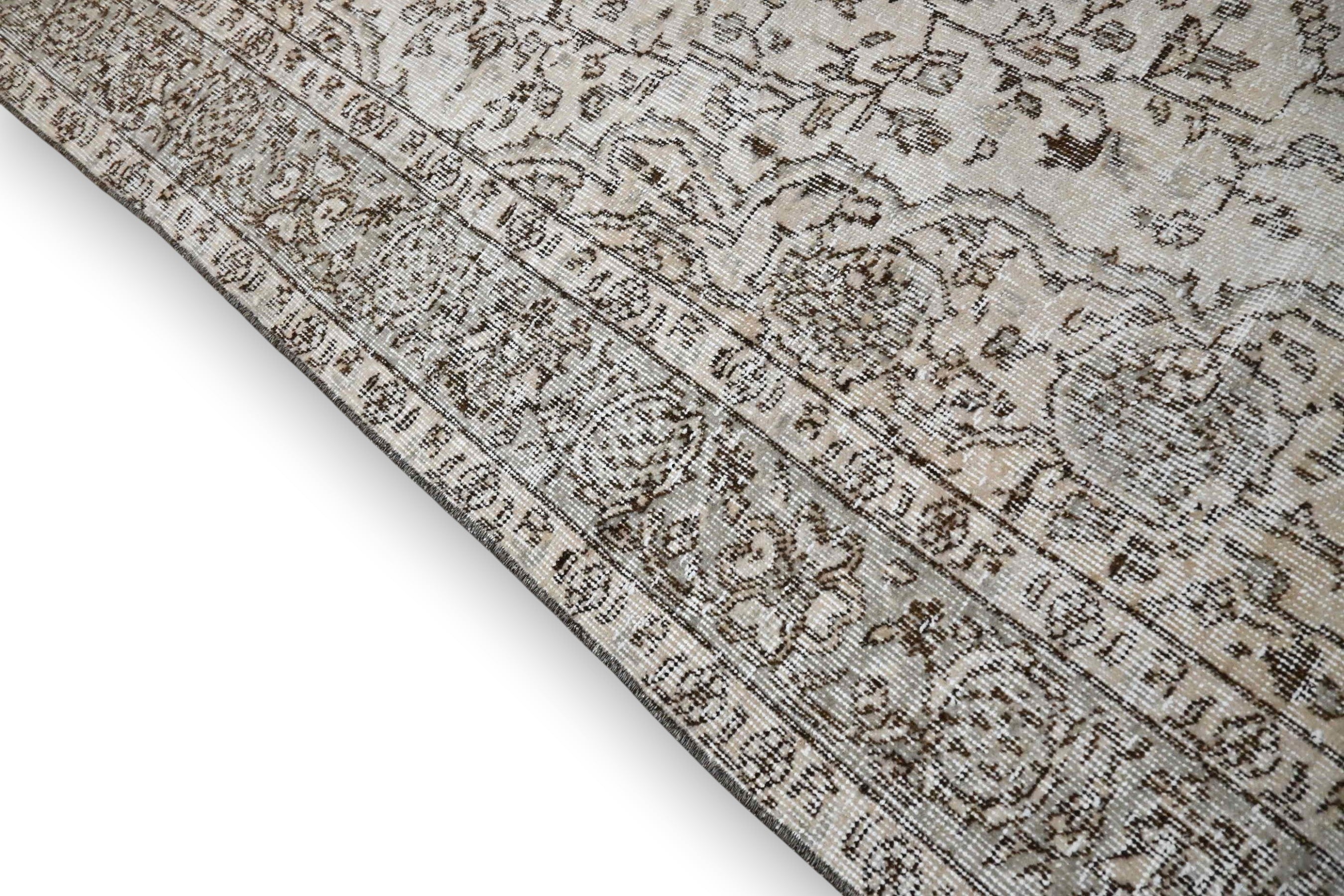 Beige vintage vloerkleed - G298