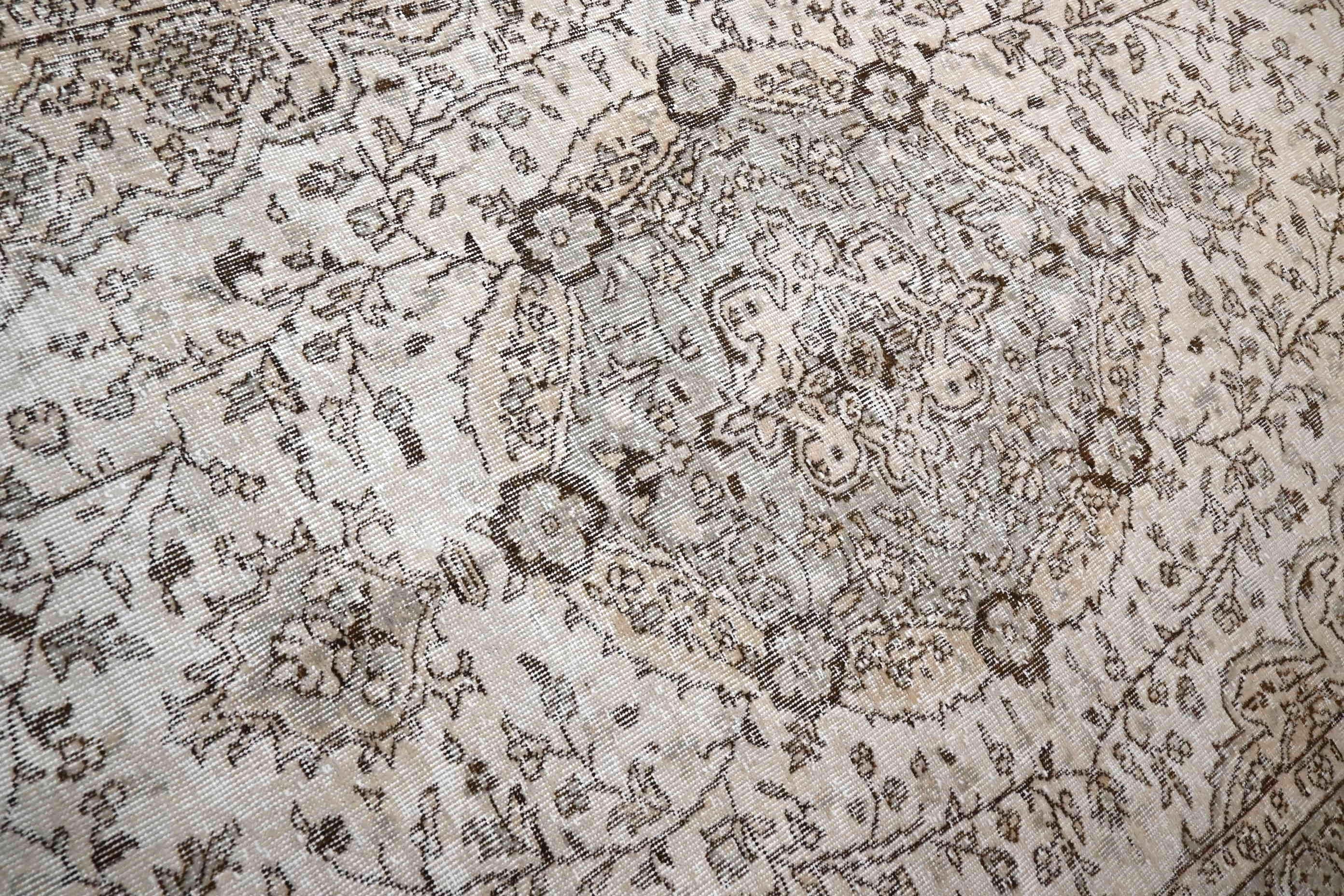 Beige vintage vloerkleed - G298