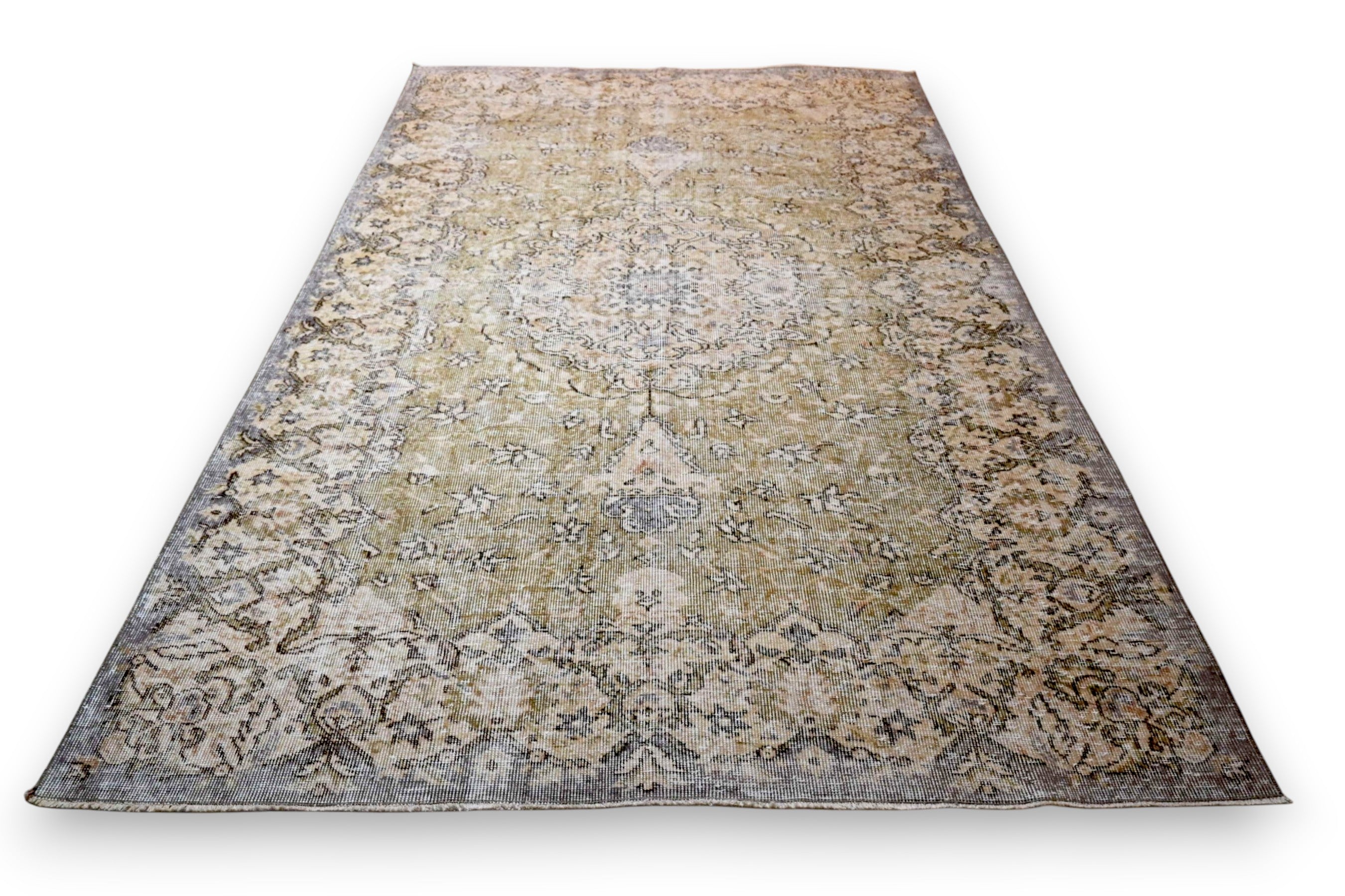 Beige vintage vloerkleed - G300