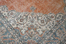 Chic orange vintage rug - G301