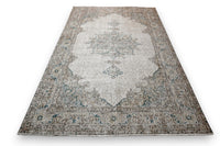 Beige vintage vloerkleed - G302