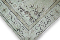 Groen vintage vloerkleed - G303