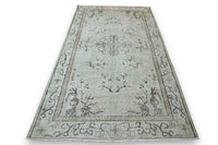 Groen vintage vloerkleed - G303