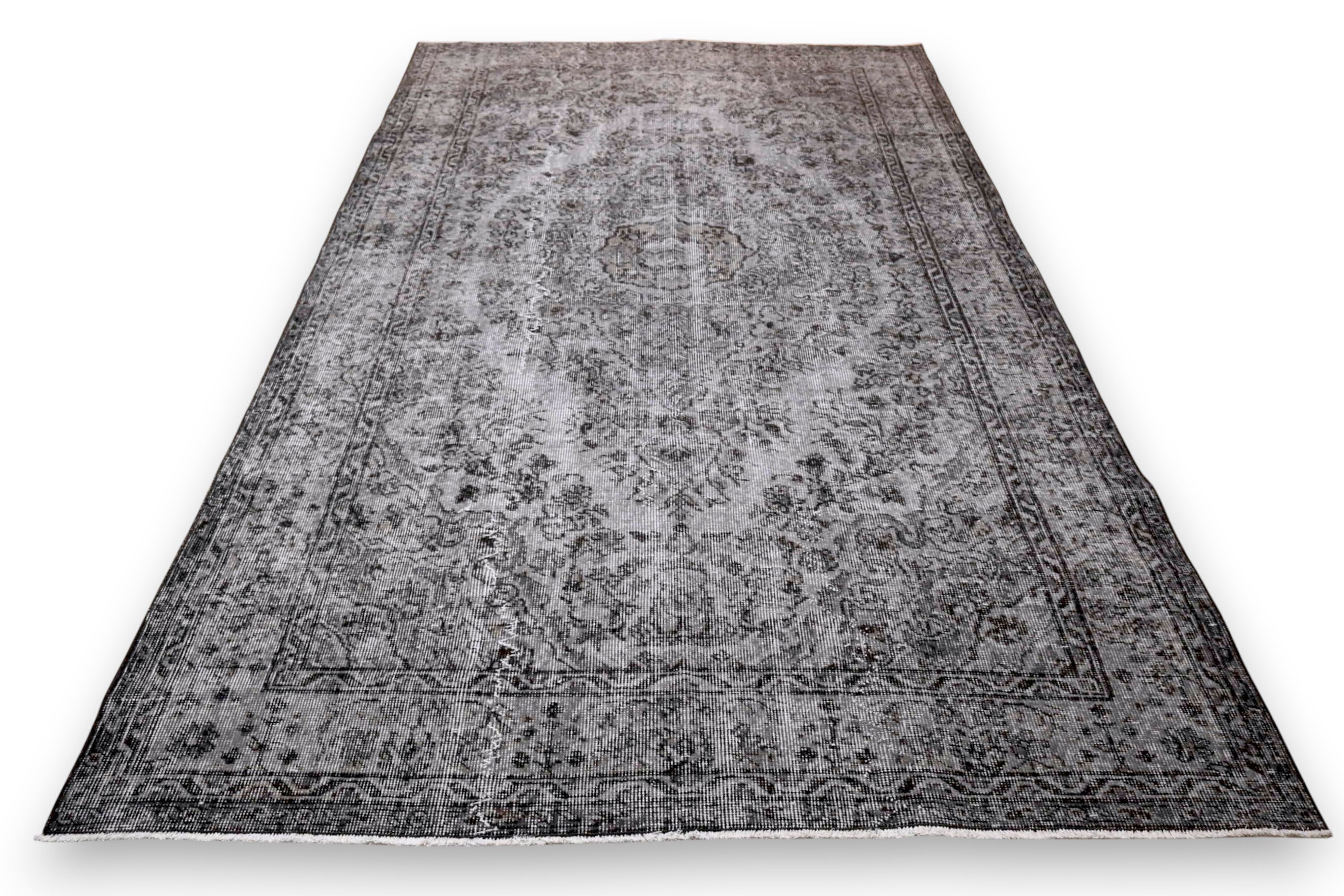 Grijs vintage vloerkleed - G304