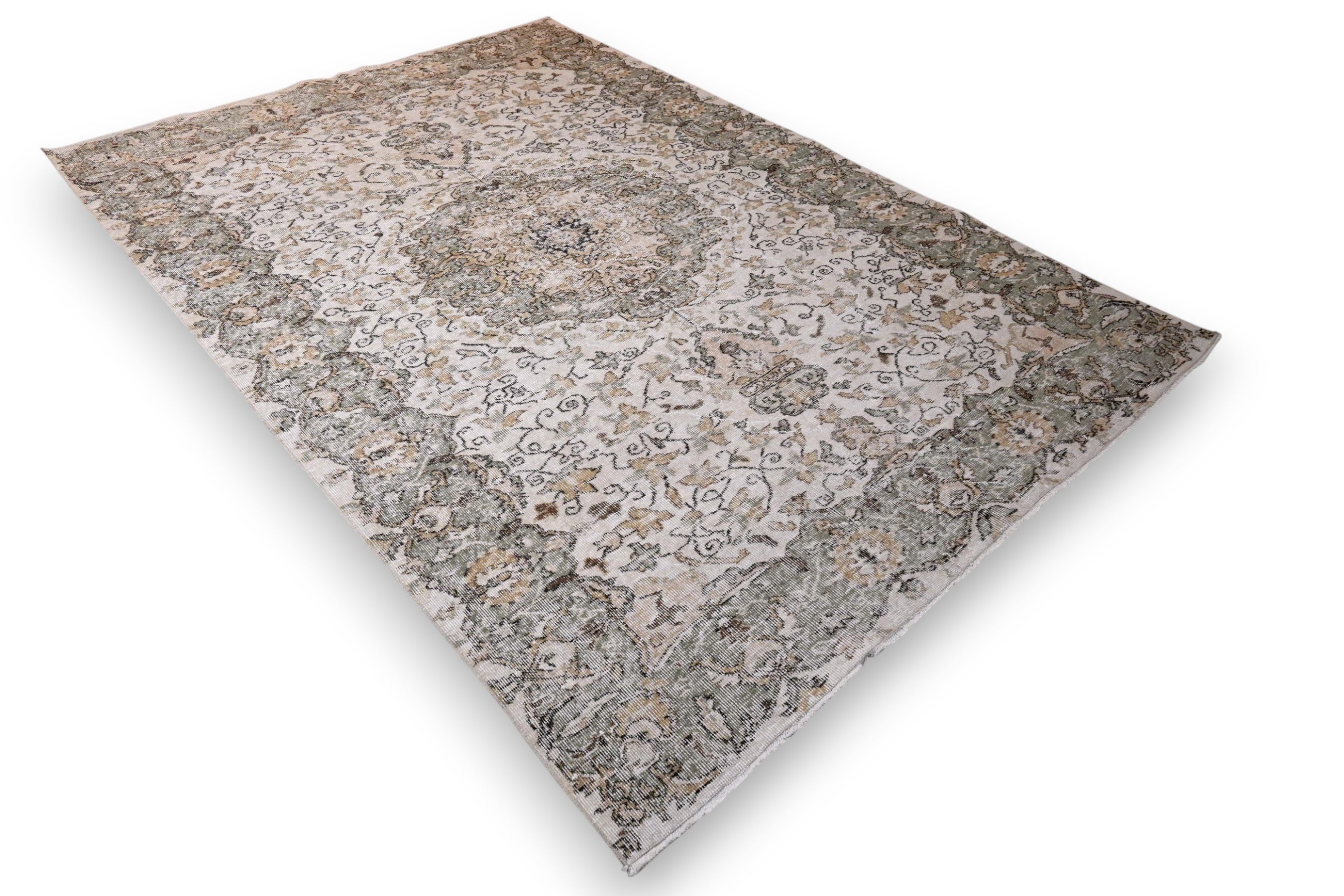 Beige vintage vloerkleed - G305