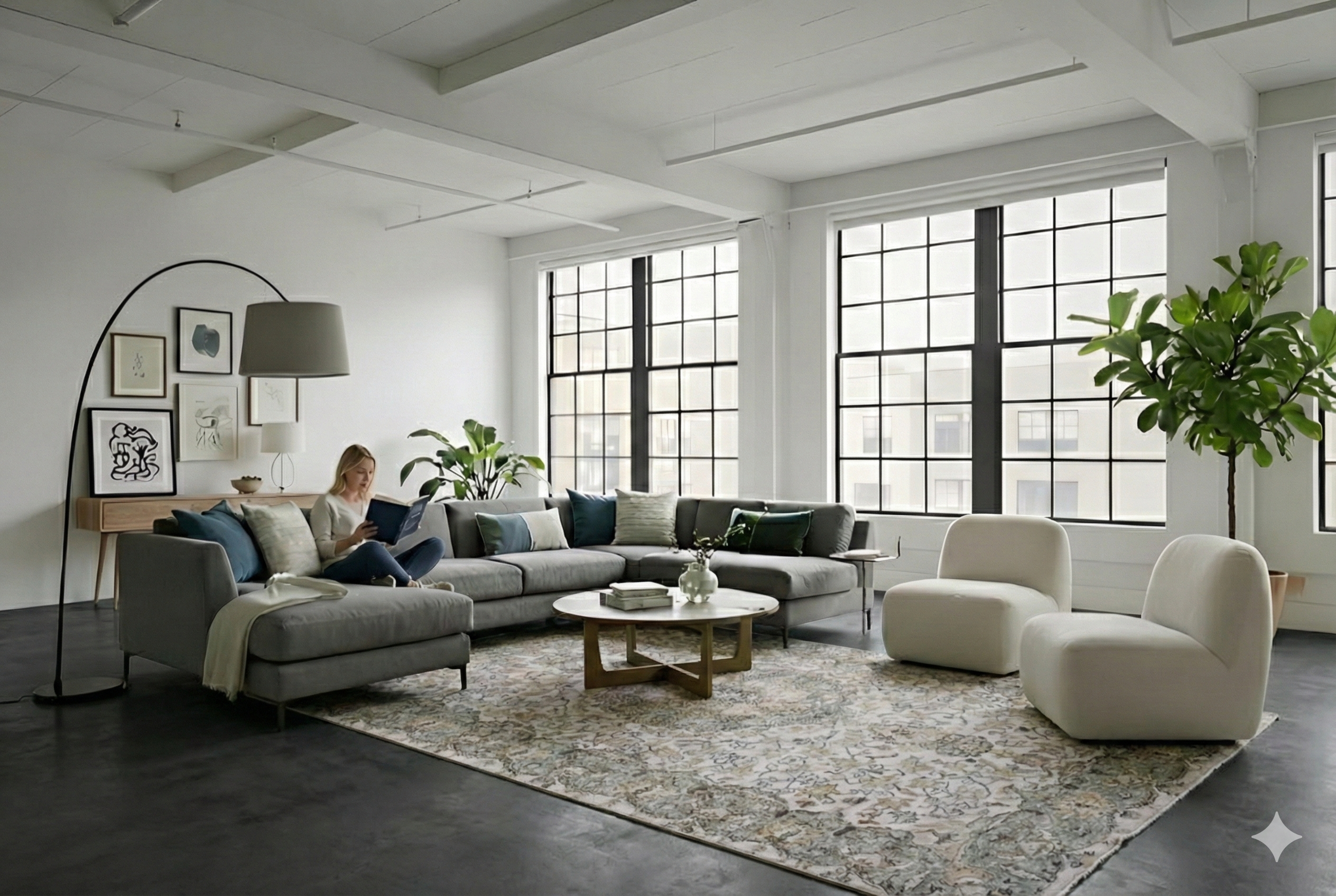 Beige vintage vloerkleed - G305