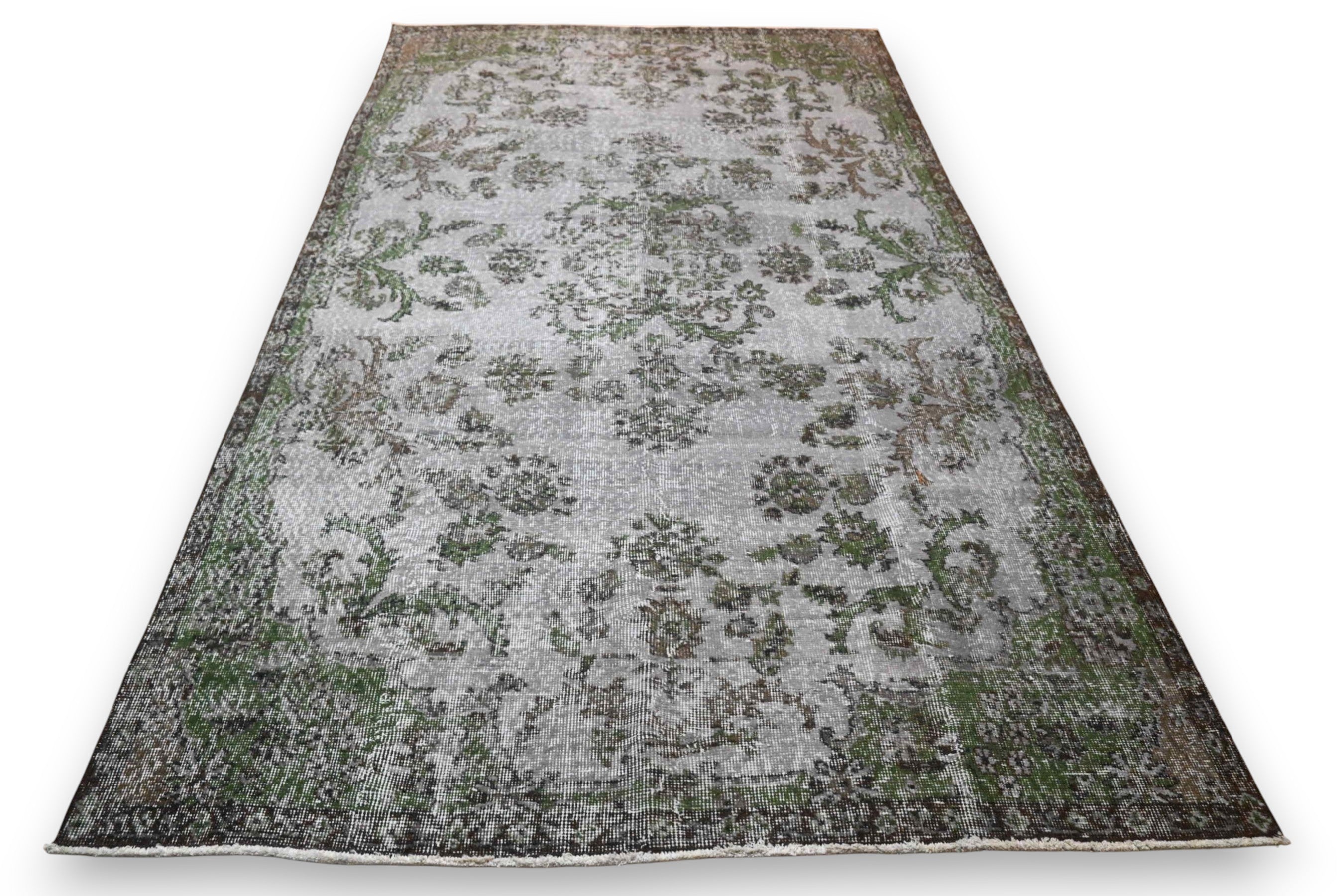 Grijs vintage vloerkleed - G306