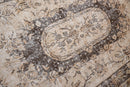 Cozy brown vintage rug - G367