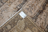 Cozy brown vintage rug - G367