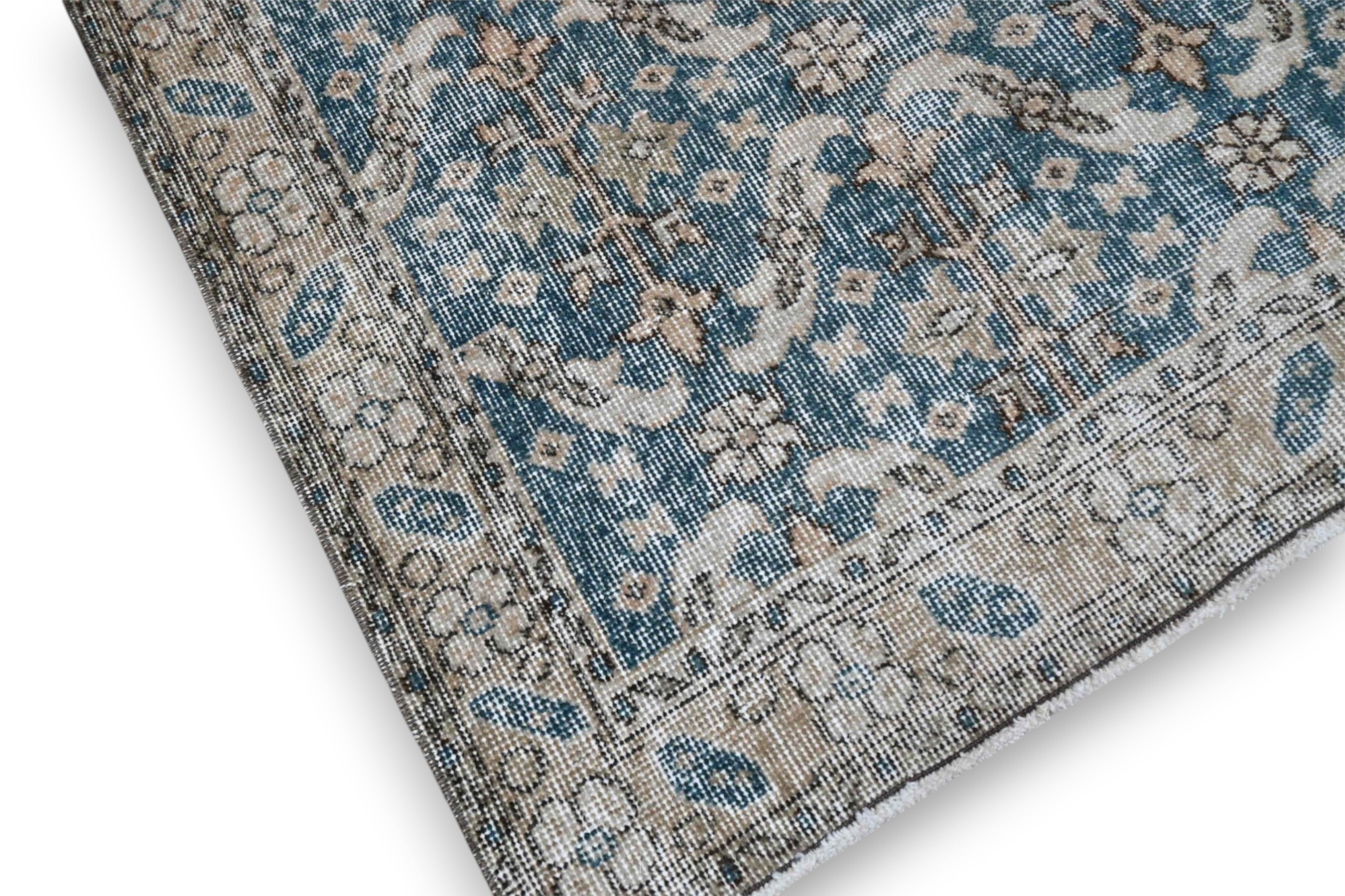 Nostalgic Blue Vintage Rug - G369