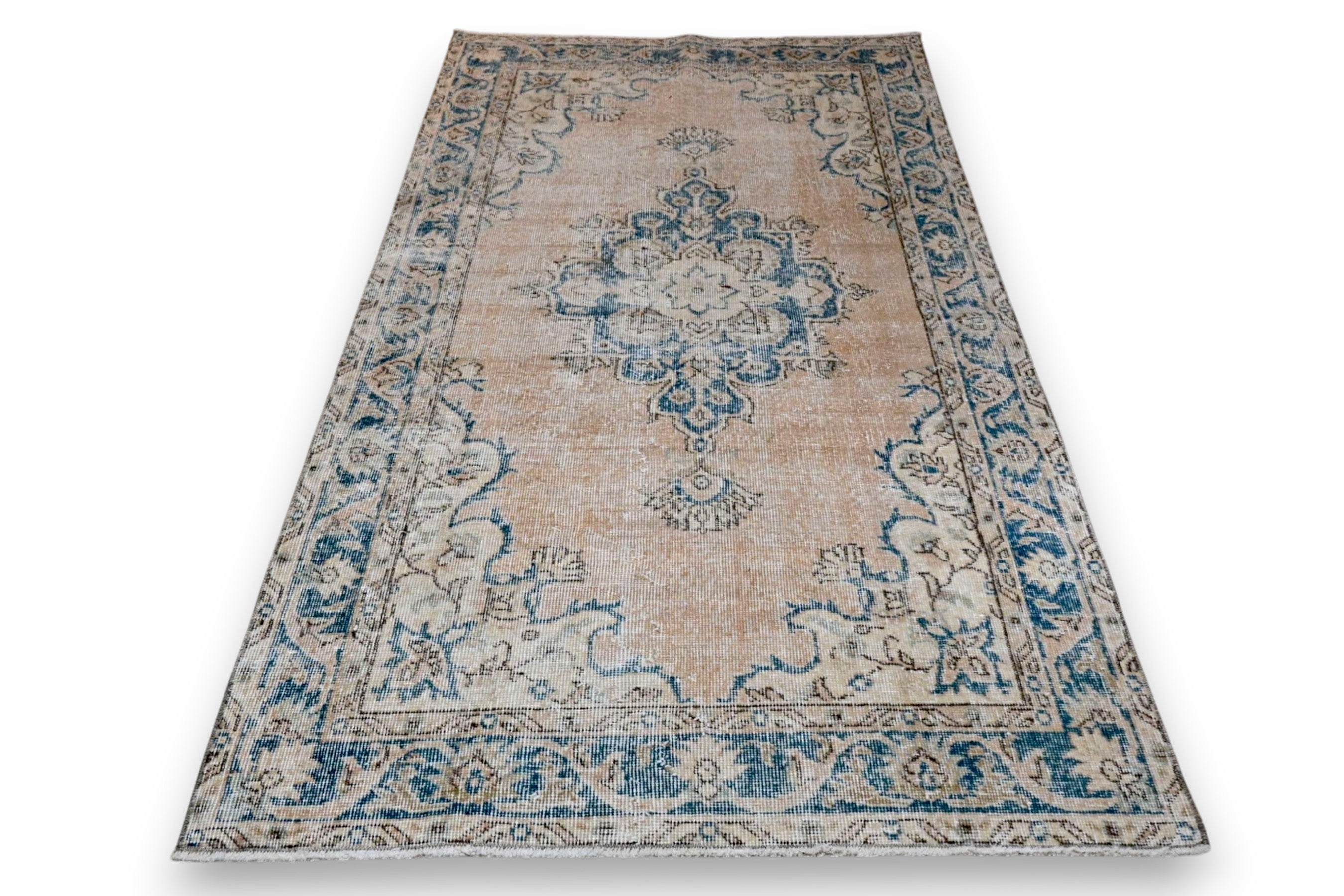 Orange Vintage Rug - F557