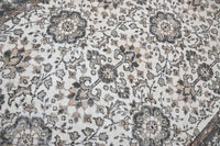 Luchtig grijs vintage vloerkleed - G373