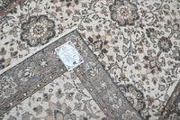 Luchtig grijs vintage vloerkleed - G373