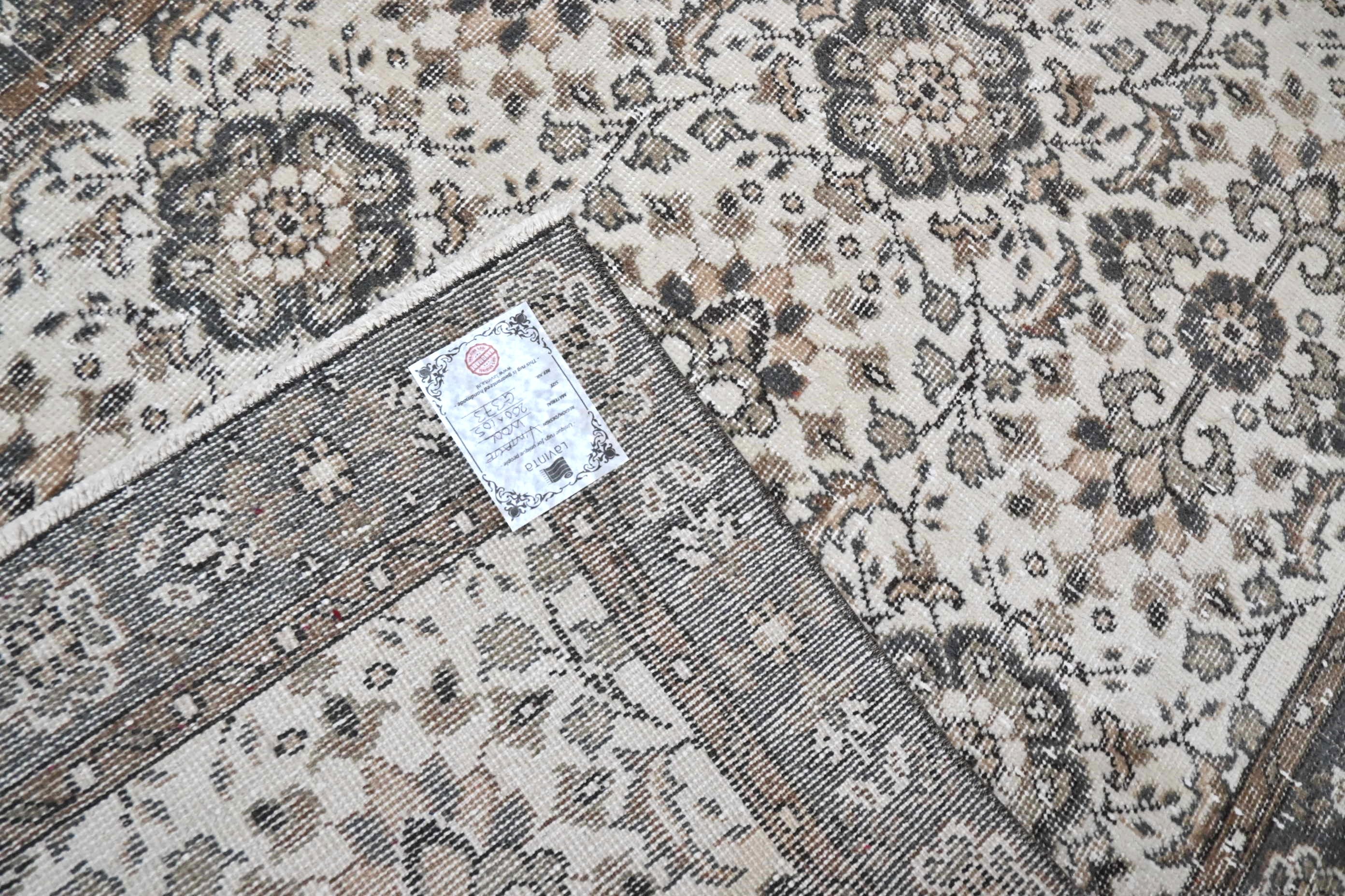 Luchtig grijs vintage vloerkleed - G373