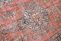 Robust Coral Vintage Rug - G375