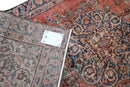Robust Coral Vintage Rug - G375