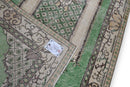 Pastel green vintage rug - G376