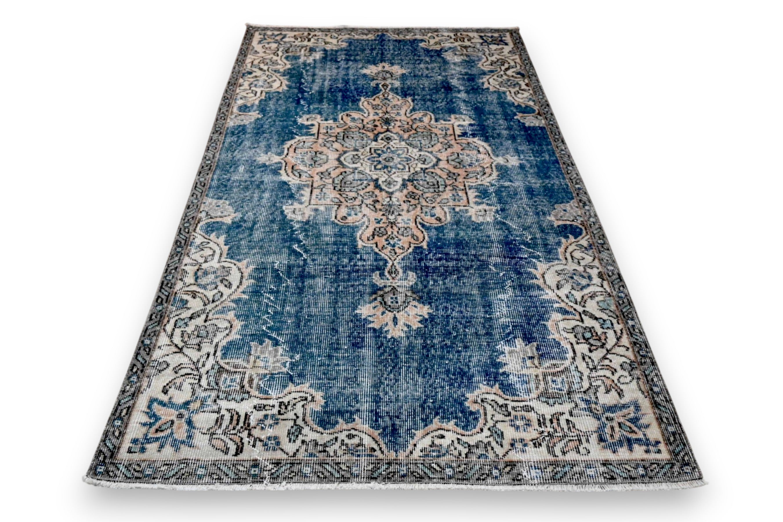 Orange Vintage Rug - F557