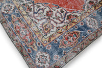 Cozy rusty vintage rug - G378