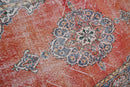 Cozy rusty vintage rug - G378