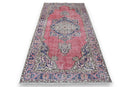 Mystical Pink Vintage Rug - G379