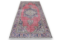 Mystical Pink Vintage Rug - G379