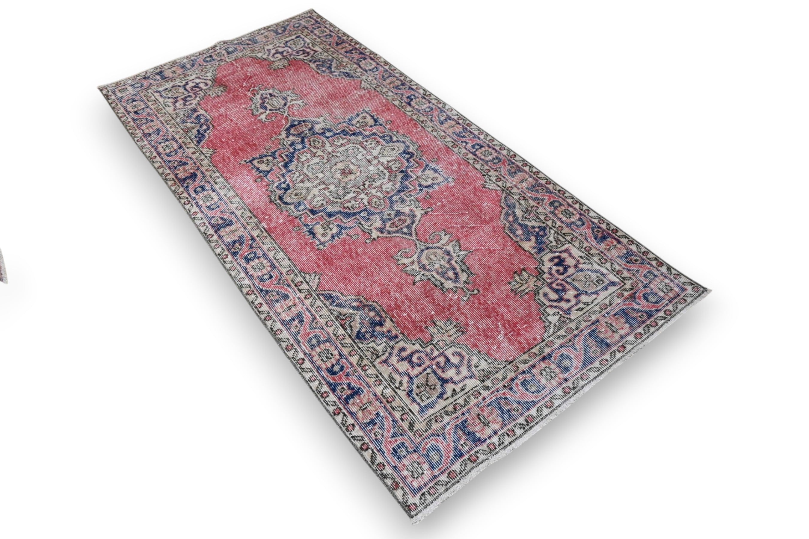 Mystical Pink Vintage Rug - G379