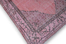 Warm pink vintage rug - G383