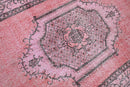 Warm pink vintage rug - G383