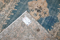 Clear blue vintage rug - G384