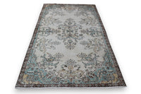 Subtiel crème vintage vloerkleed detail - G385