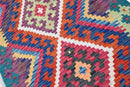Amira kelim loper 200x60 cm - indigo medallion - G406