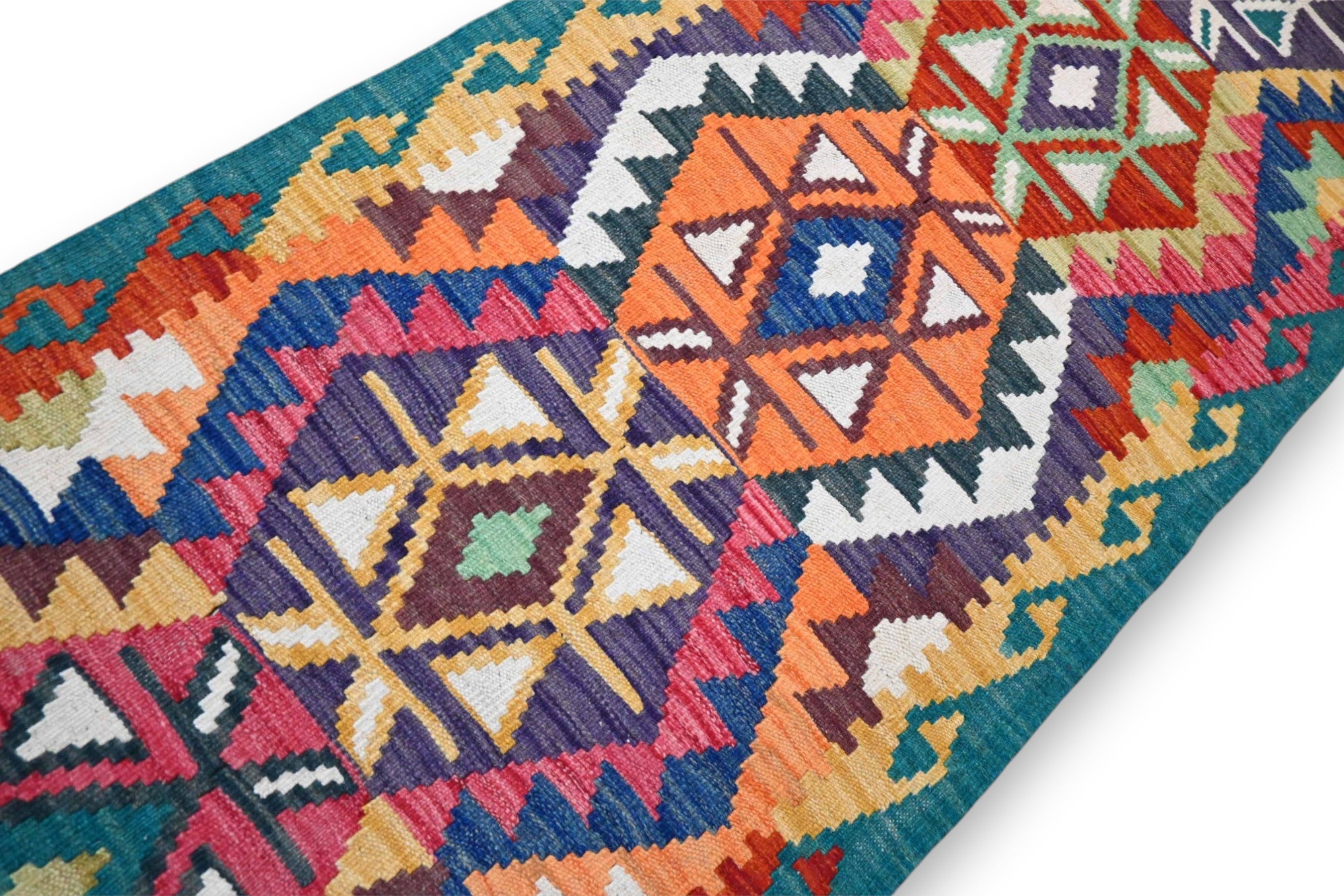 Amira kelim loper 200x60 cm - etnisch festival - G408