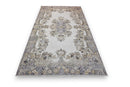 Botanisch crème vintage vloerkleed handgemaakt - G411