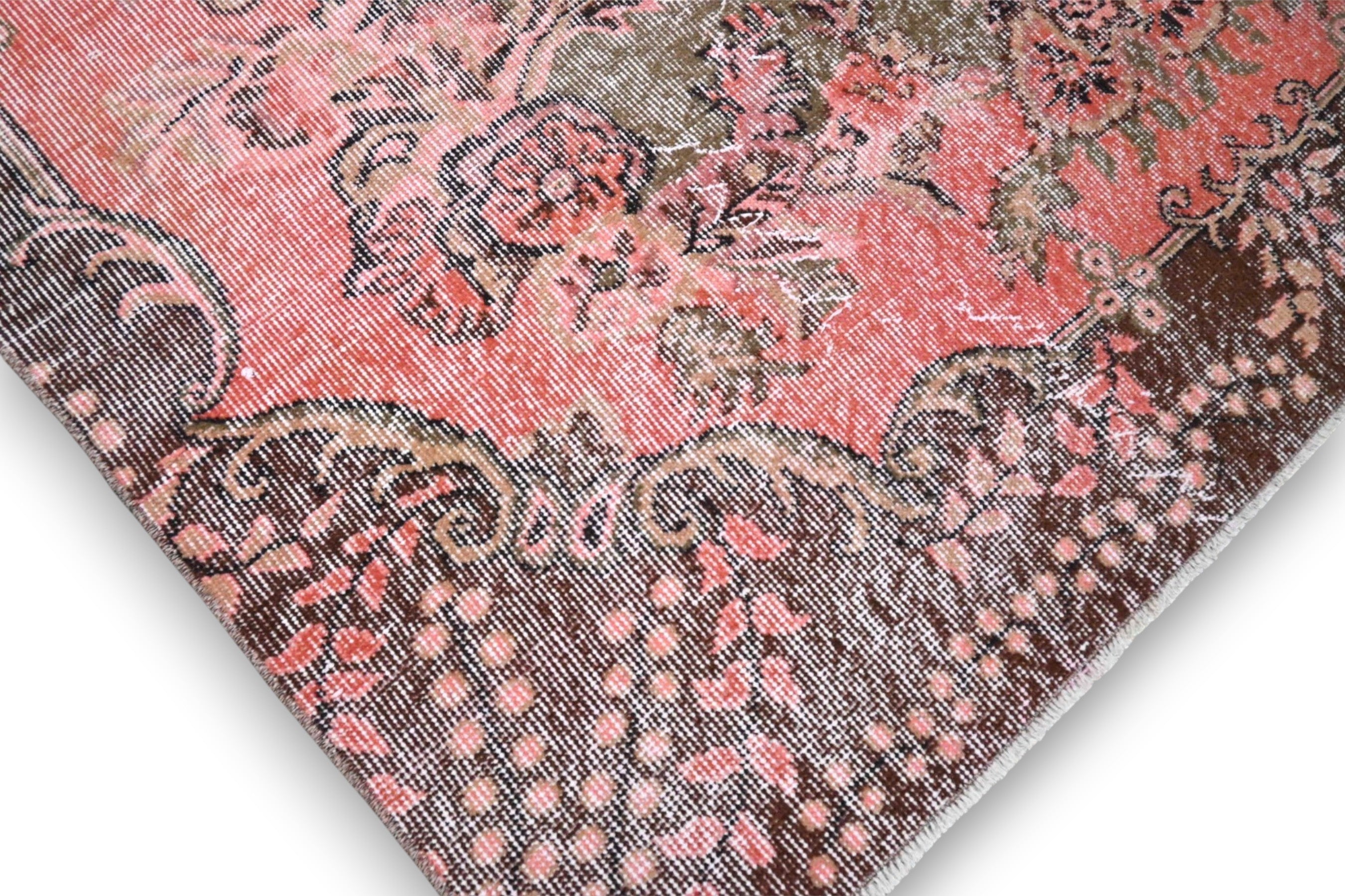 Zia | Roze vintage vloerkleed