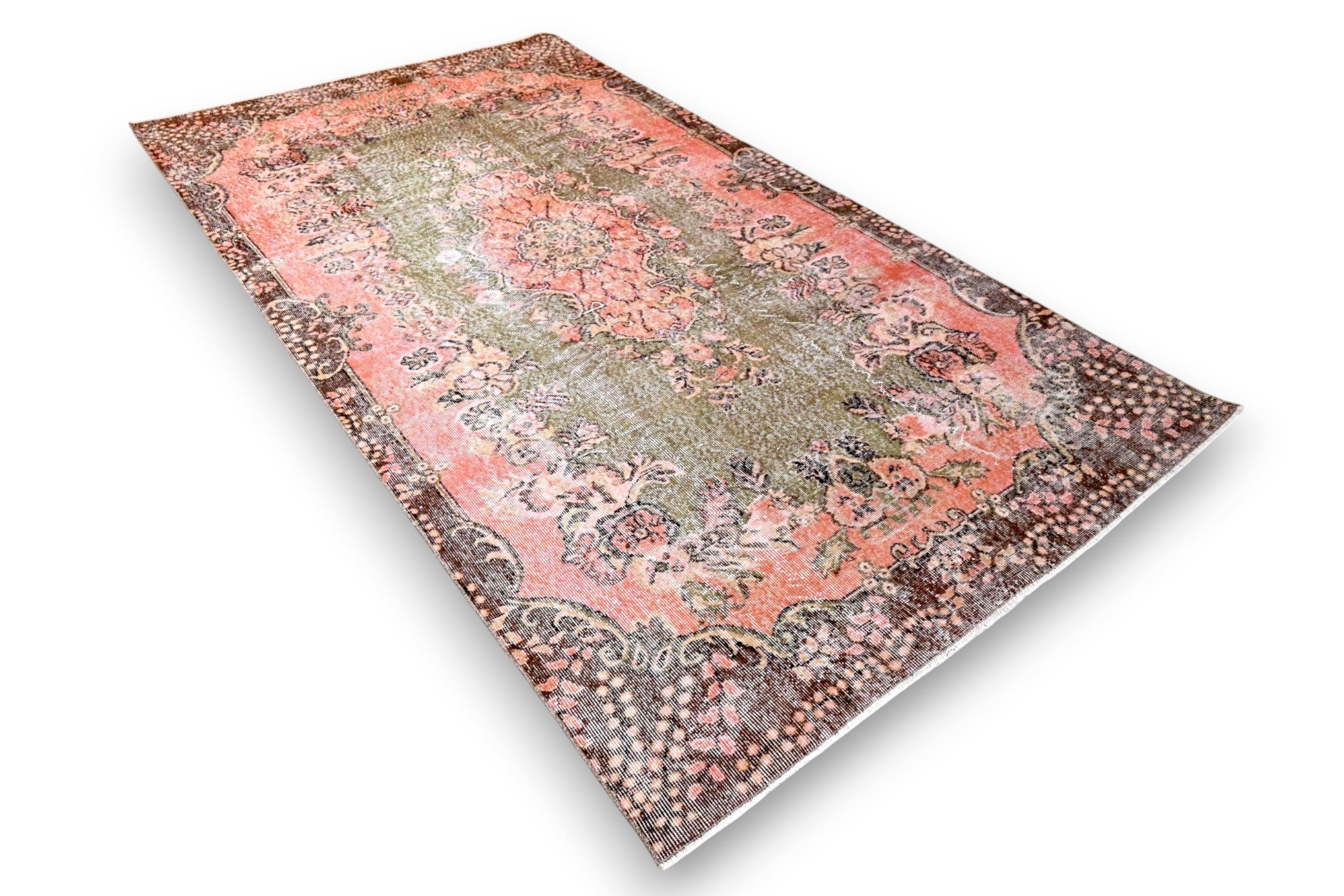 Zia | Roze vintage vloerkleed